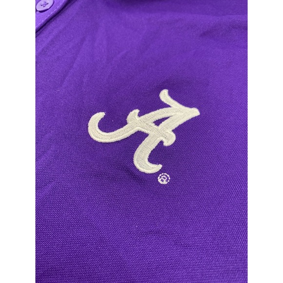 Nike Dri Fit Alabama Crimson‎ Tide Purple Womens Polo Shirt M - Picture 3 of 8